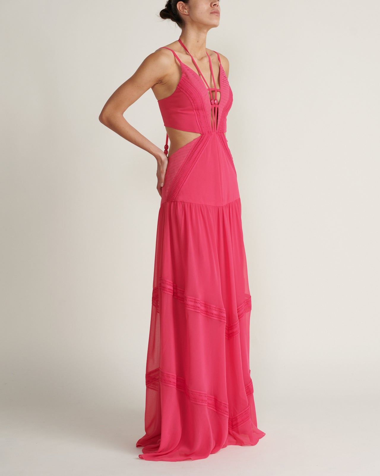 Vestido Maxi Rosado