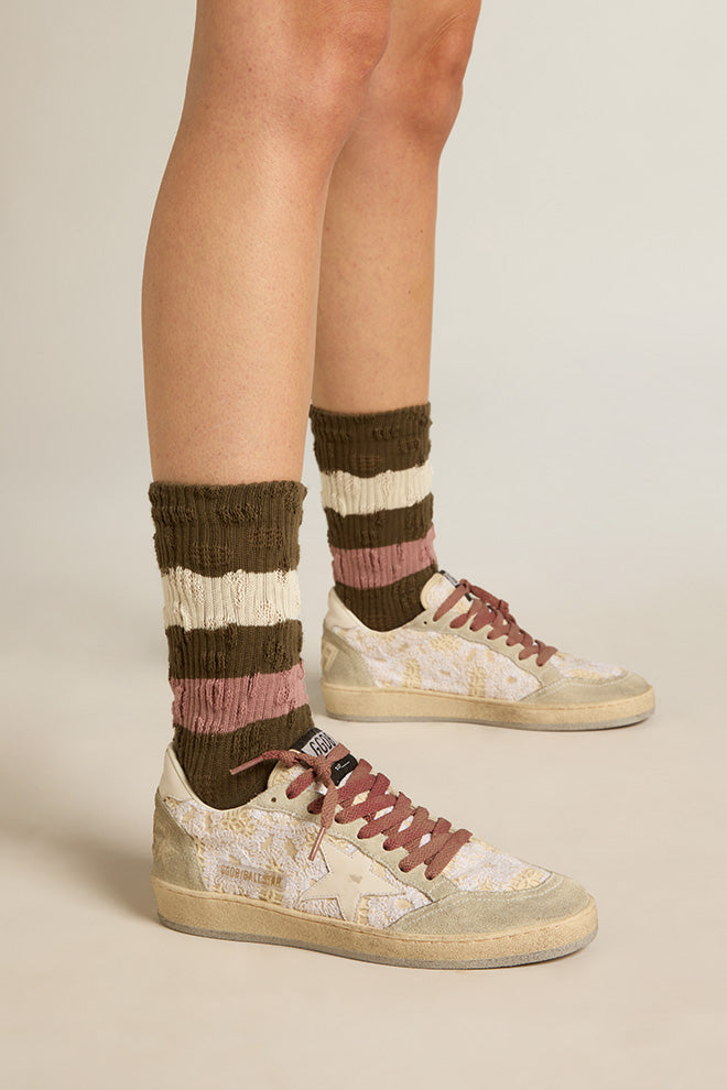 Zapatillas Golden Goose Ball Star Macrame Mujer