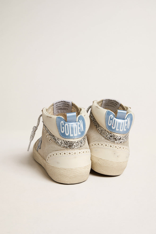 Zapatillas Golden Goose Mid Star Net And Leather Mujer