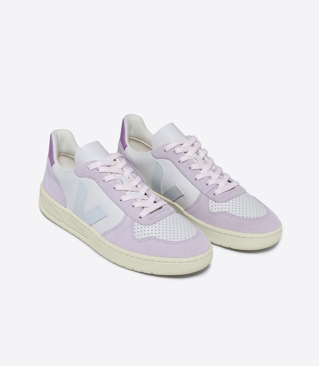 Tenis Veja V-10 Gravel Menthol Parme Mujer